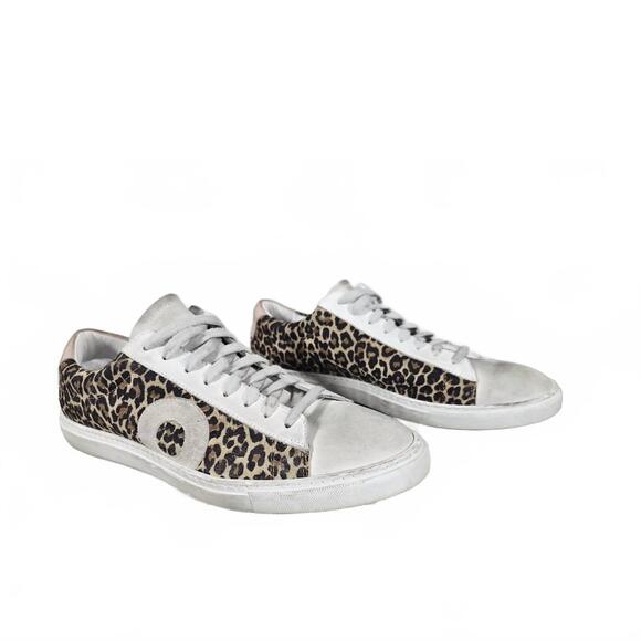 NEW OLIVER CABELL women\'s low 1 shoes in leopard